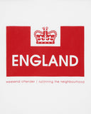 Country Series England T-Shirt White/Red