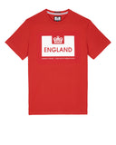 Country Series England T-Shirt Red/White