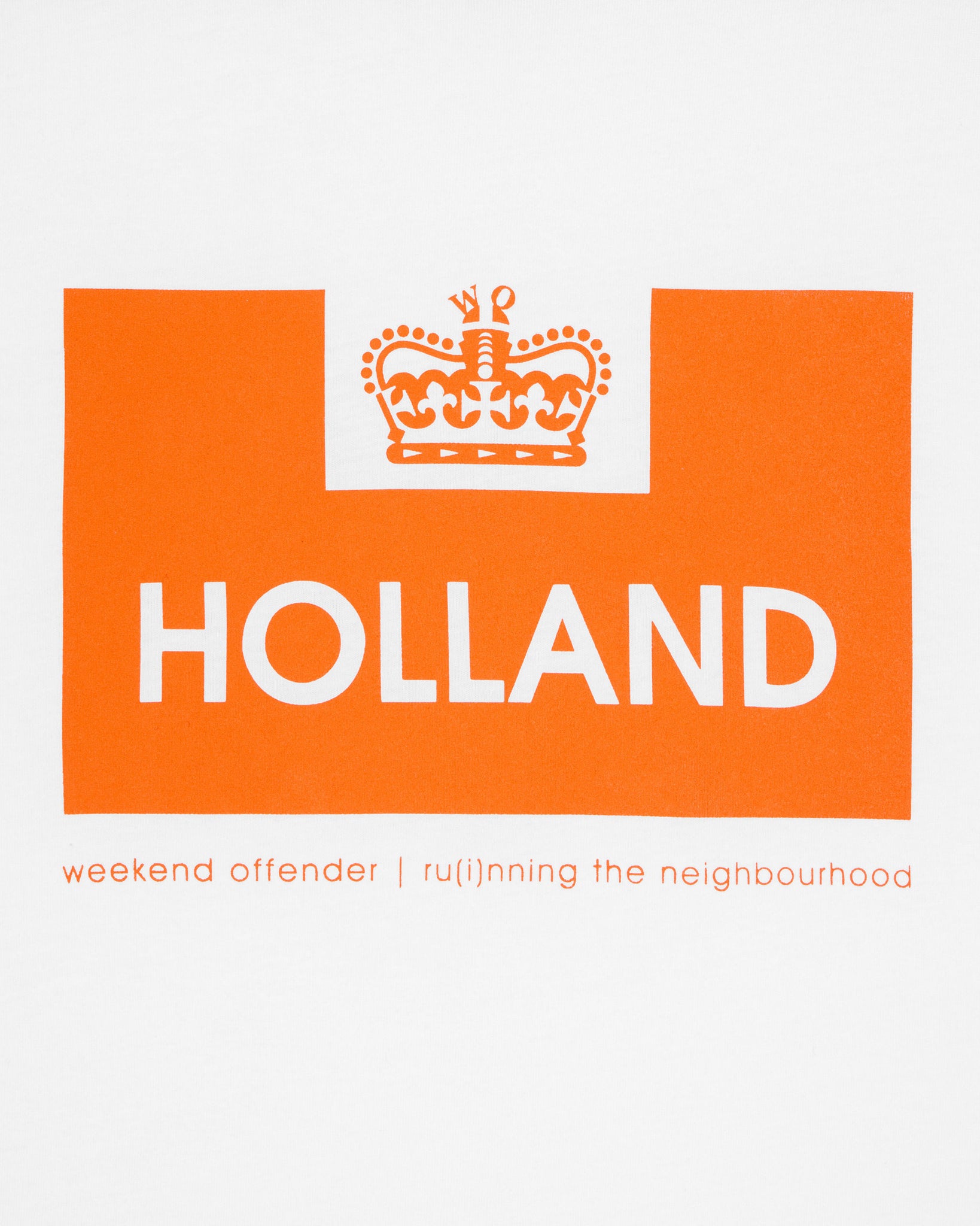 Country Series Holland T-Shirt White/Orange