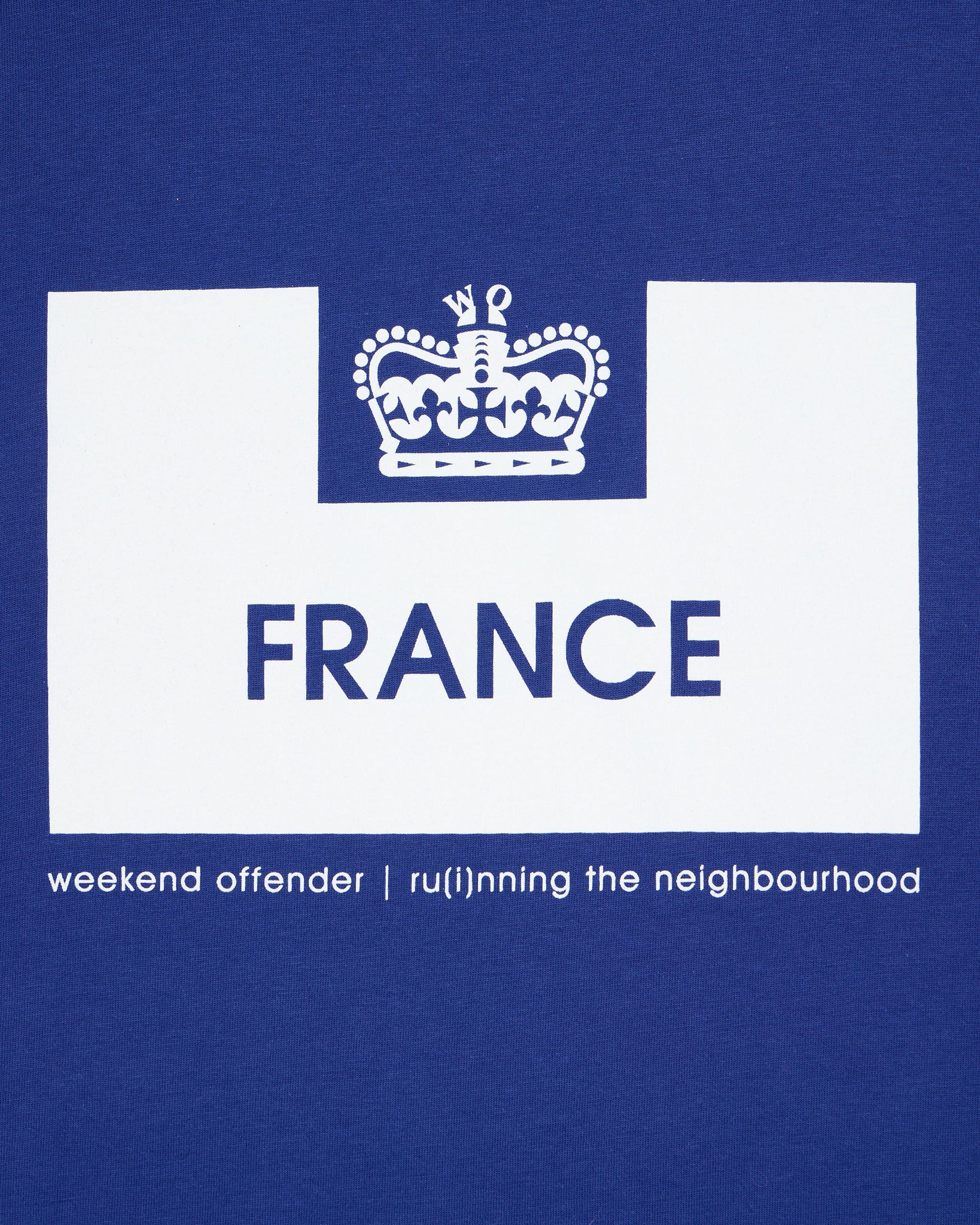 Country Series France T-Shirt Electric/White