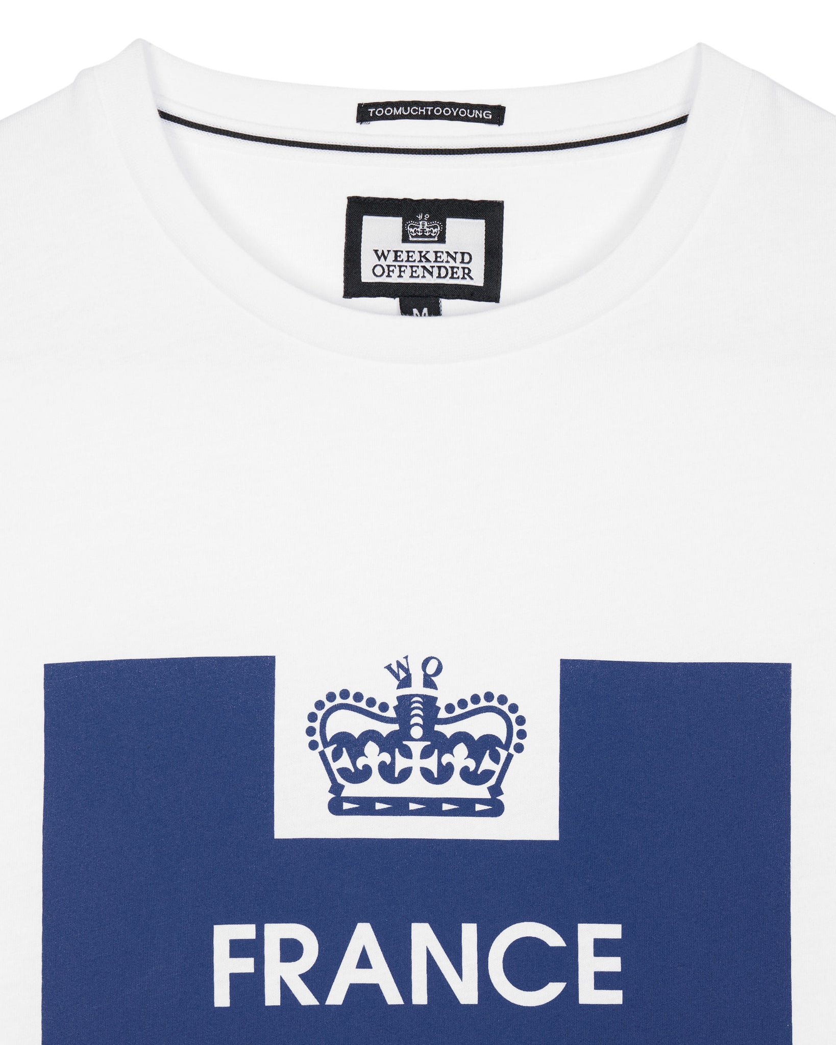 Country Series France T-Shirt White/Blue