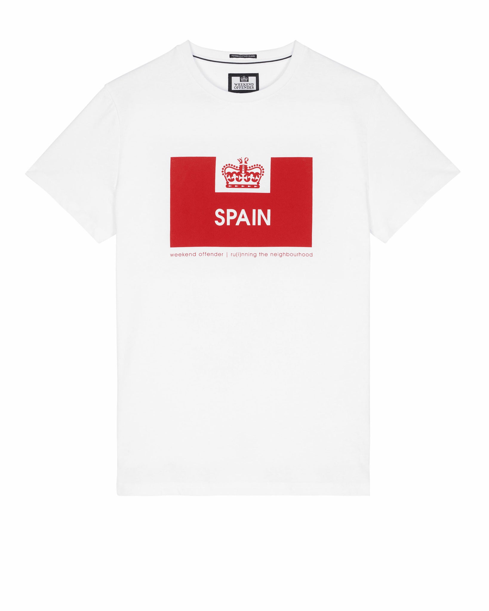 Country Series Spain T-Shirt White/Red
