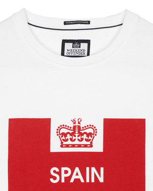 Country Series Spain T-Shirt White/Red