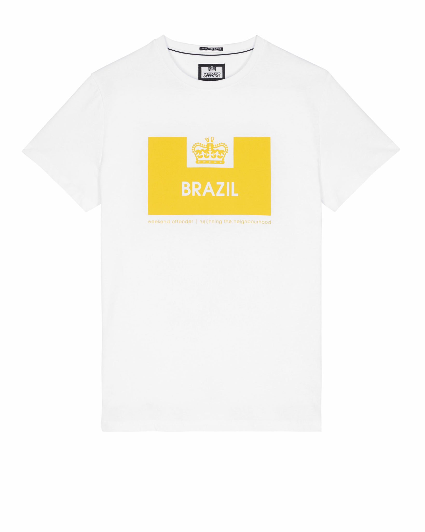 Country Series Brazil T-Shirt White/Yellow